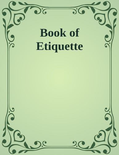 Book Of Etiquette